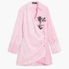 Abito camicia in popeline