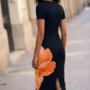 Abito lungo a fiori Abito lungo a fiori