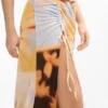 Abito lungo drappeggiato Abito lungo drappeggiato