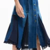 Abito midi in denim Abito midi in denim