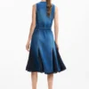 Abito midi in denim Abito midi in denim