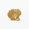 Anello a conchiglia placcato oro Zalio