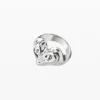 Anello a forma di cuore placcato argento Zalio