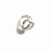 Anello con lettera A placcato argento Zalio