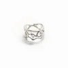 Anello con messaggio placcato argento Zalio