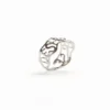 Anello con messaggio placcato argento Zalio