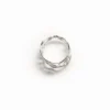 Anello con messaggio placcato argento Zalio