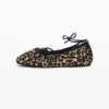 Ballerine con stampa in pelle