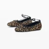 Ballerine con stampa in pelle