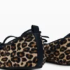 Ballerine con stampa in pelle