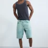 Bermuda in denim misto Bermuda in denim misto
