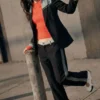 Blazer bimateriale
