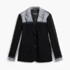 Blazer bimateriale