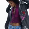 Blazer con cappuccio combinato
