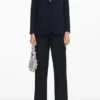 Blazer con ricami floreali