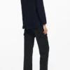 Blazer con ricami floreali
