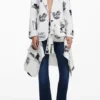 Blazer con stampa collage