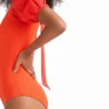 Body con maniche a palloncino