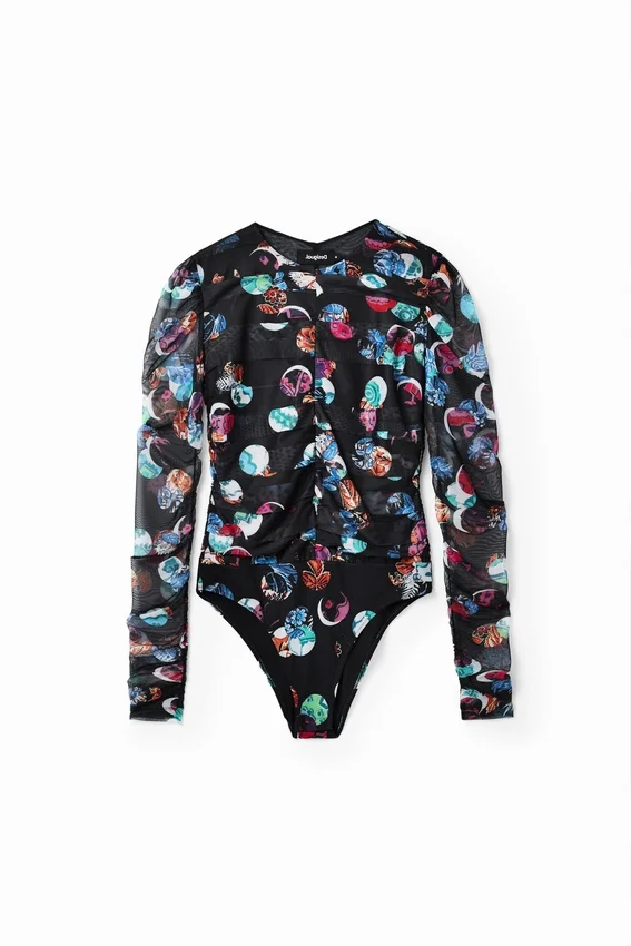 Body con stampa a pois fantasia Body con stampa a pois fantasia