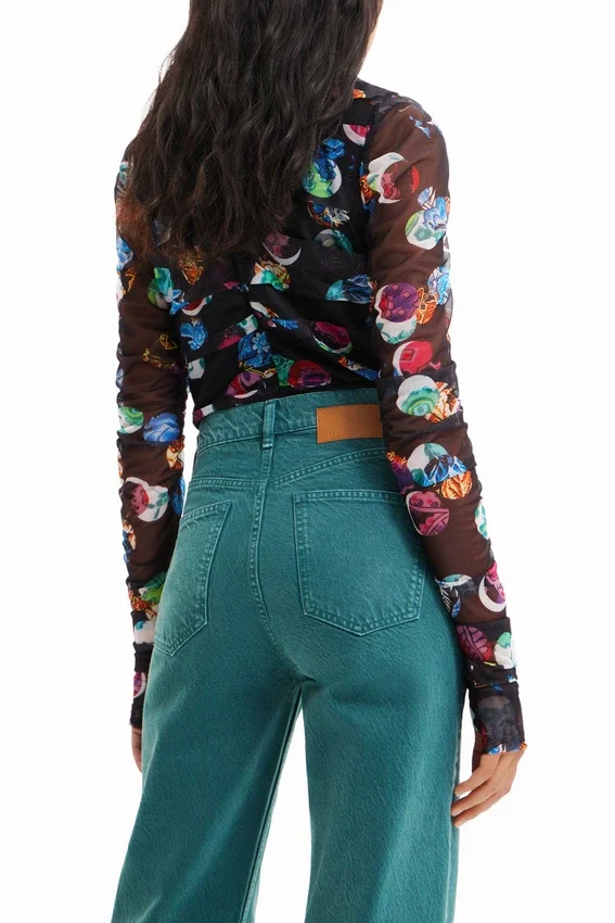 Body con stampa a pois fantasia Body con stampa a pois fantasia