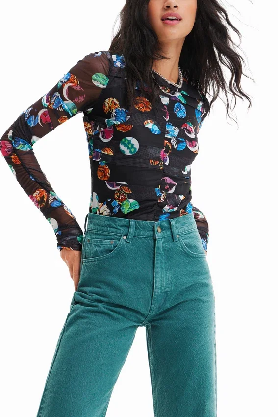 Body con stampa a pois fantasia Body con stampa a pois fantasia