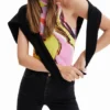 Body con stampa digitale multicolore