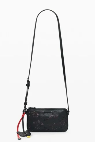 Borsa a tracolla con ciondolo piccolo