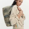 Borsa a tracolla in denim