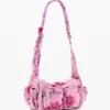 Borsa a tracolla media in denim