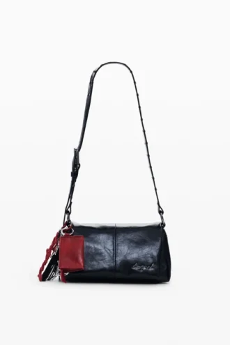 Borsa a tracolla piccola lucida