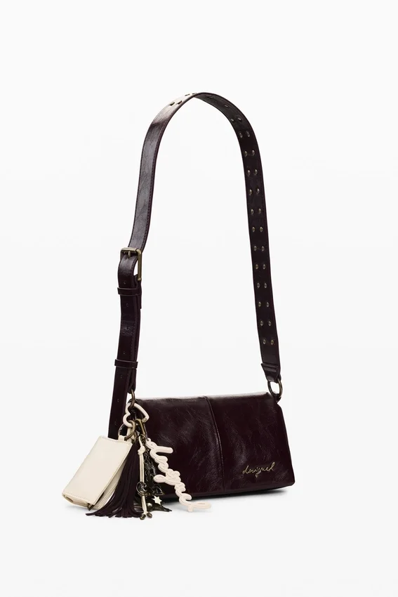 Borsa a tracolla piccola lucida Borsa a tracolla piccola lucida