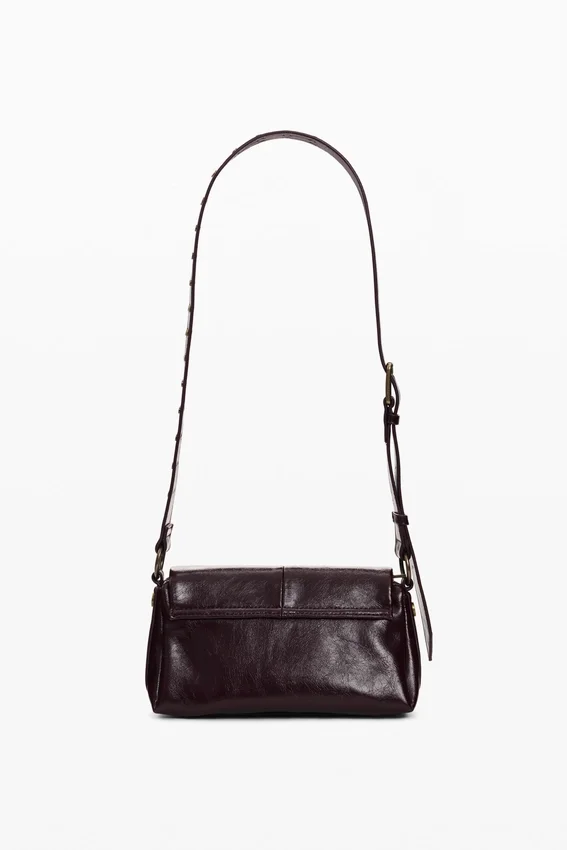 Borsa a tracolla piccola lucida Borsa a tracolla piccola lucida