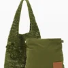 Borsa all’uncinetto con fiori
