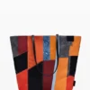 Borsa Arty Patch con manici grandi