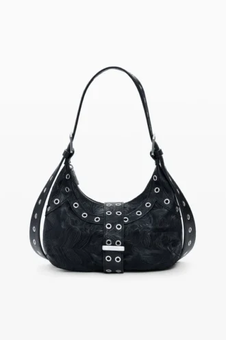 Borsa con borchie in rilievo