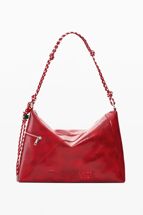 Borsa grande con ciondolo con logo Borsa grande con ciondolo con logo