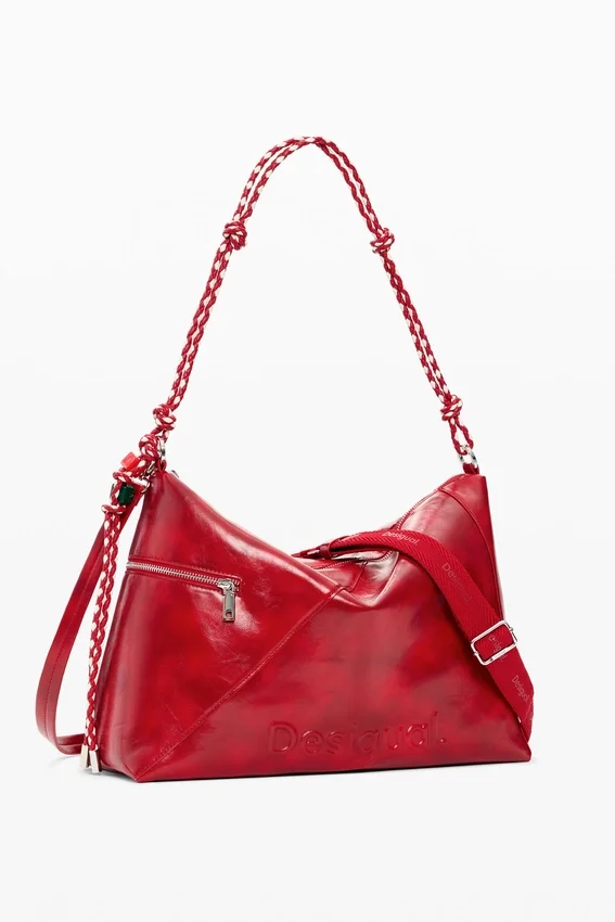Borsa grande con ciondolo con logo Borsa grande con ciondolo con logo
