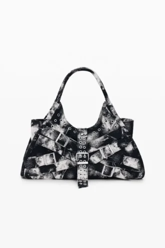 Borsa grande con fibbie