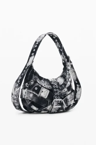 Borsa grande con fibbie