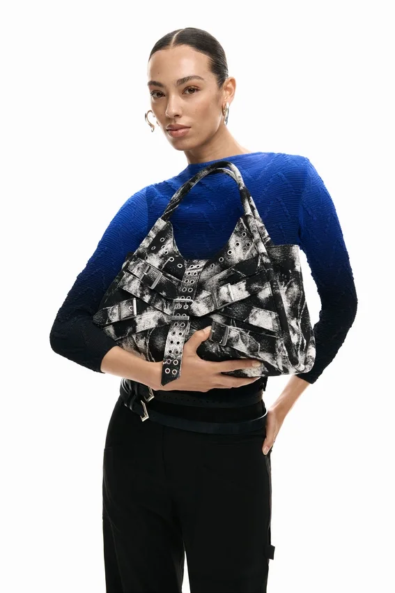 Borsa grande con fibbie Borsa grande con fibbie