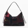 Borsa grande con labbra in stile graffiti