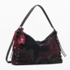 Borsa grande con labbra in stile graffiti