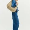 Borsa grande in denim Borsa grande in denim