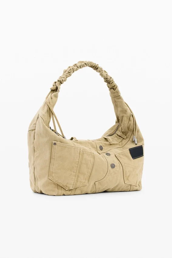 Borsa grande in denim Borsa grande in denim