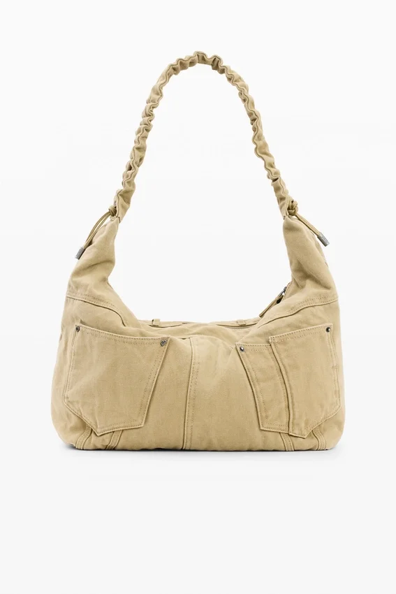 Borsa grande in denim Borsa grande in denim