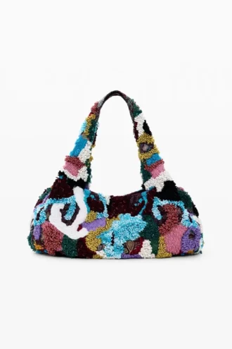 Borsa grande ricamata