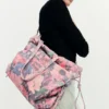 Borsa in denim collage