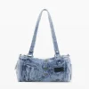 Borsa in denim con tasche