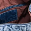 Borsa in denim con tasche