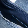 Borsa in denim ricamata